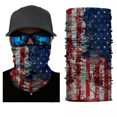 Face Mask Balaclava Tube Bandana Cover Snood Neck Gaiter Scarf Reusable Washable