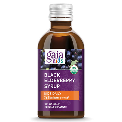 gaia kids Daily Black Elderberry Syrup
