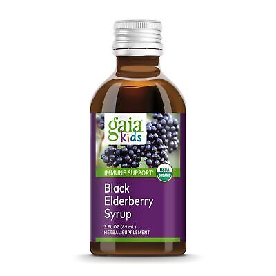GaiaKids Black Elderberry Syrup - Delicious Immune Support Supplement for Kid...