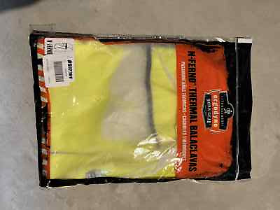 N Ferno Work Gear Balaclava Thermal Ergodyne Lime Wind Proof