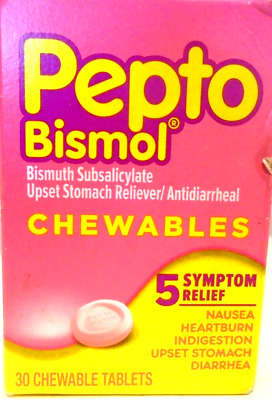 Pepto Bismol Chewable Tablets Original flavor 30ct