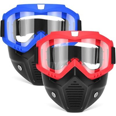 POKONBOY 2 Pack Tactical Mask with Goggles Compatible with Nerf Rival , Apollo,