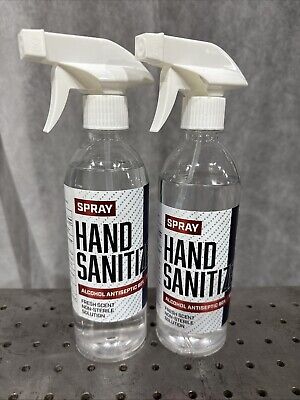 Premium Hand Sanitizer Spray 473ml, 16 fl oz 2 Pack 80% Alc.