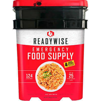 Readywise Emergency Food Supply, 124 servings + 4 Bonus servings, 10 lbs 15.1 oz