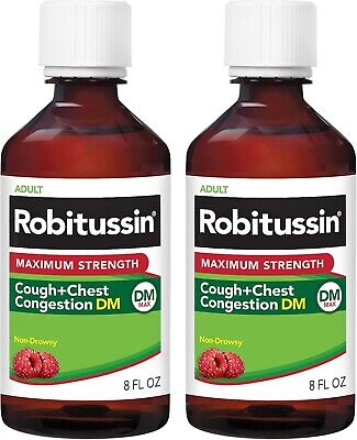 Robitussin Maximum Strength Cough+Chest Congestion DM (2 Pack)