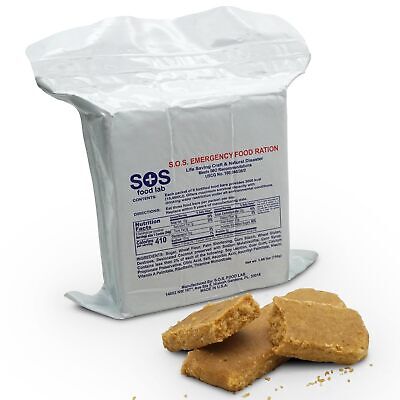 SOS Food Labs, Inc. 185000825 SOS Rations Acil Durum 3600 Kalorili Gıda Barı -