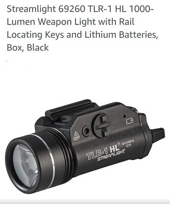 Streamlight TLR-1 HL 1000Lumen Stobe/Flashlight 69260