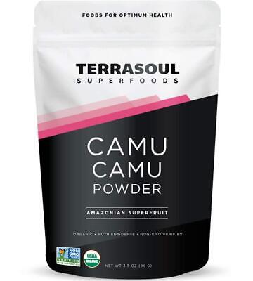 Terrasoul Superfoods Organic Camu Camu Powder 3.5 Oz Amazonian Superfruit for...