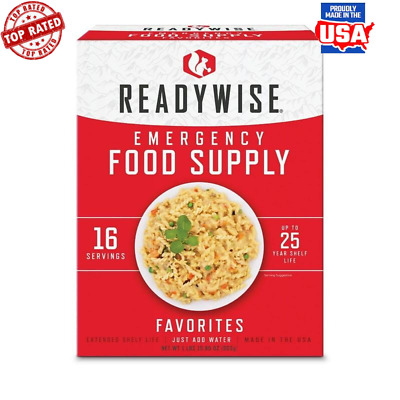 Wise Company 16 Serve Favorites Emergency Food Kit Freeze-Dried Gluten-Free New