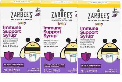 Zarbee's Naturals Baby Immune Support & Vitamins supplement Orange(pack of 3)