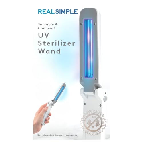 REAL SIMPLE RS UV Light SANITIZER Wand Foldable
