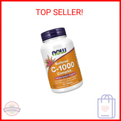 NOW Foods Supplements, Vitamin C-1000 Complex with 250 mg of Bioflavonoids, Buff