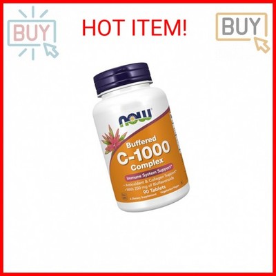 NOW Supplements, Vitamin C-1000 Complex with 250 mg of Bioflavonoids, Buffered,
